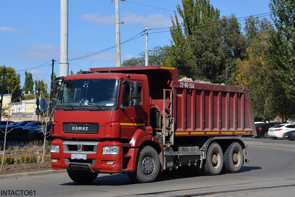 Ростовская область, № К 232 ХО 161 — КамАЗ-6520-43 "Люкс"