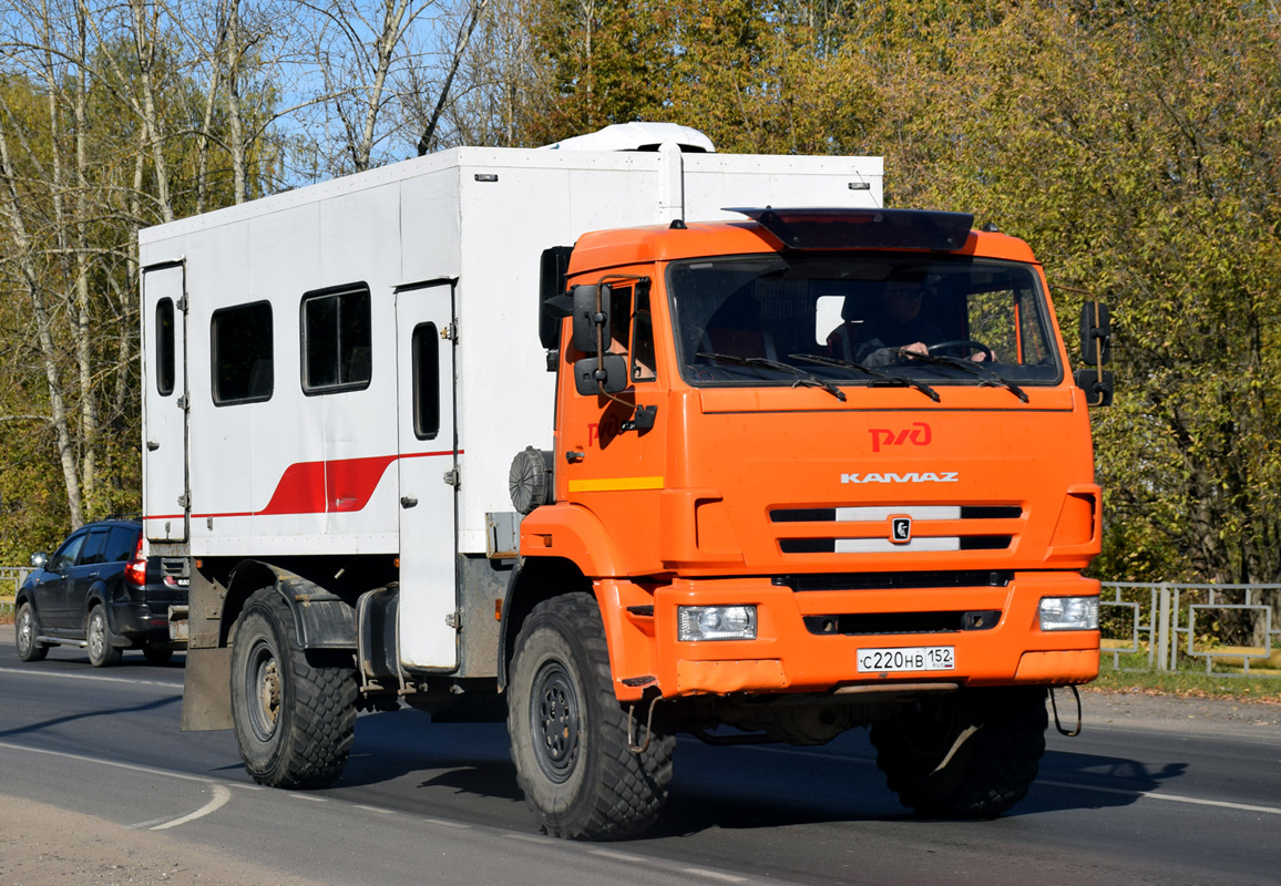 Нижегородская область, № С 220 НВ 152 — КамАЗ-43502 (общая модель)