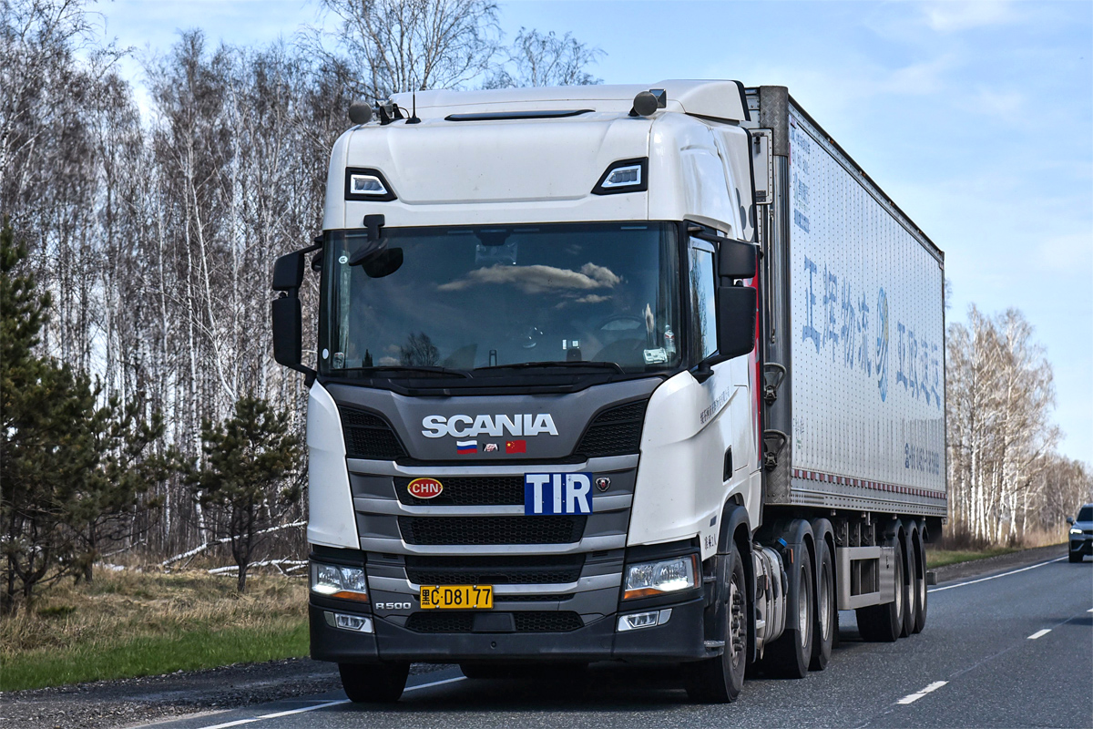 Китай, № 黑C-D8177 — Scania ('2016) R500