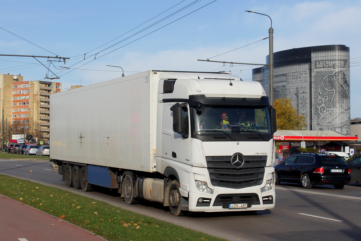 Литва, № JZK 467 — Mercedes-Benz Actros ('2011) 1845