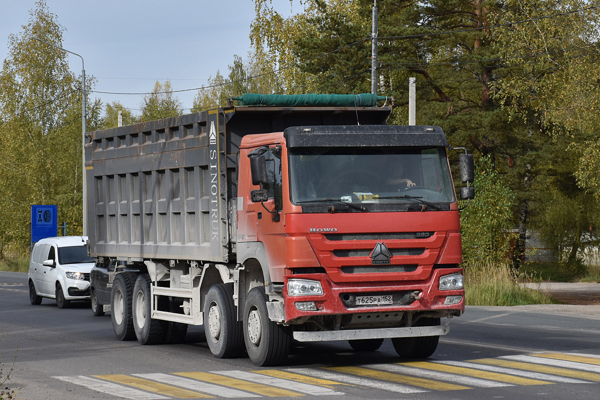 Нижегородская область, № Т 625 РА 152 — Howo HW ZZ3407