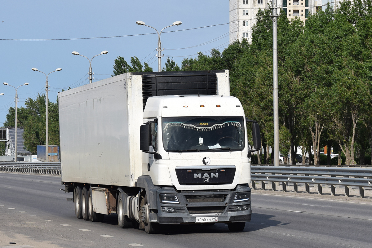 Краснодарский край, № Х 145 УН 193 — MAN TGS 19.390