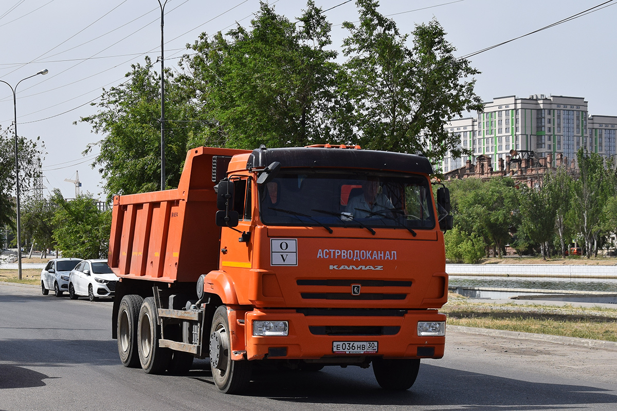 Астраханская область, № Е 036 НВ 30 — КамАЗ-65115-50