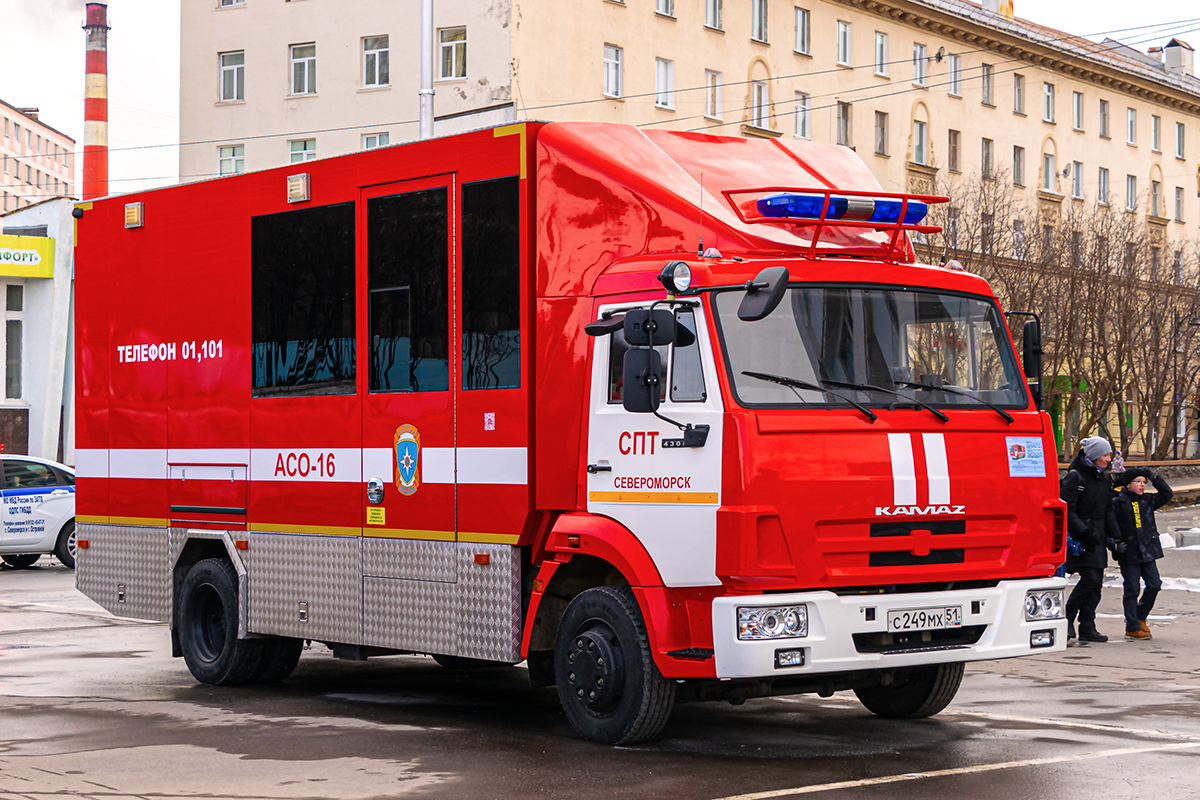 Мурманская область, № С 249 МХ 51 — КамАЗ-4308 (общая модель)