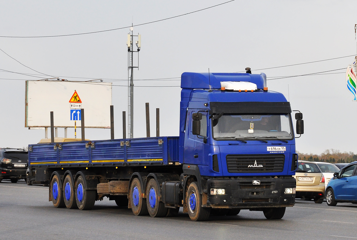 Омская область, № У 696 ОК 55 — МАЗ-643008