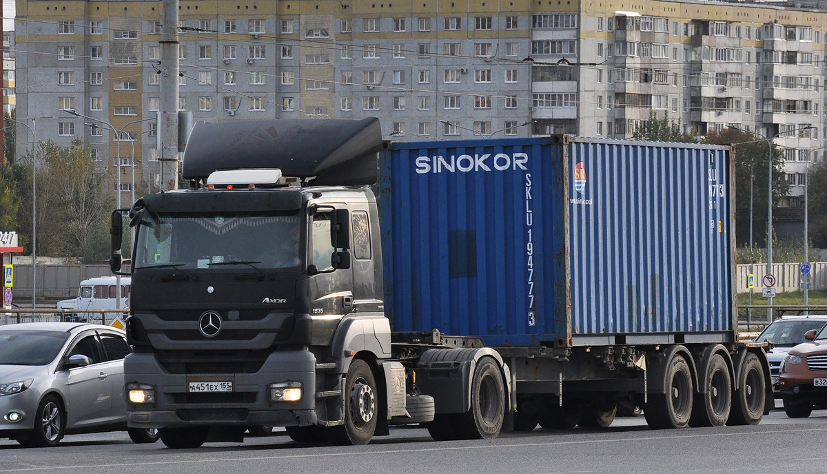 Омская область, № А 451 ЕХ 155 — Mercedes-Benz Axor 1836