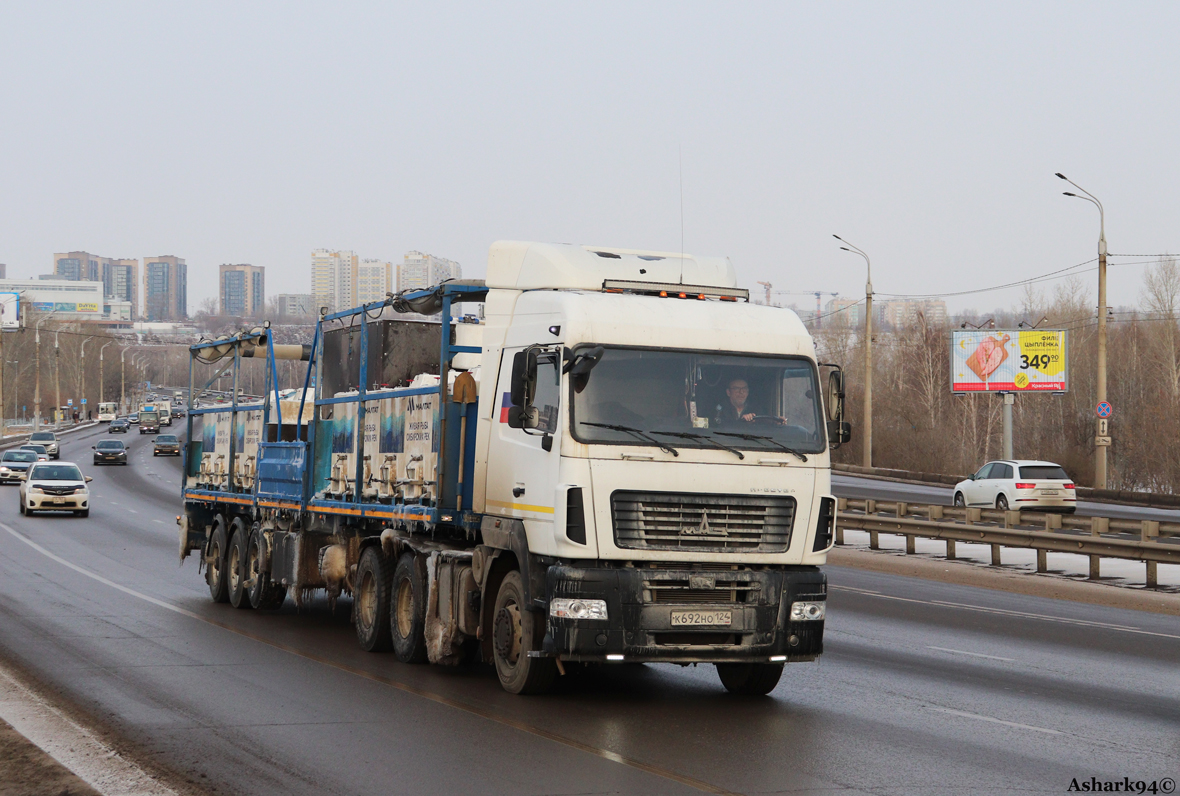 Красноярский край, № К 692 НО 124 — МАЗ-6430B9