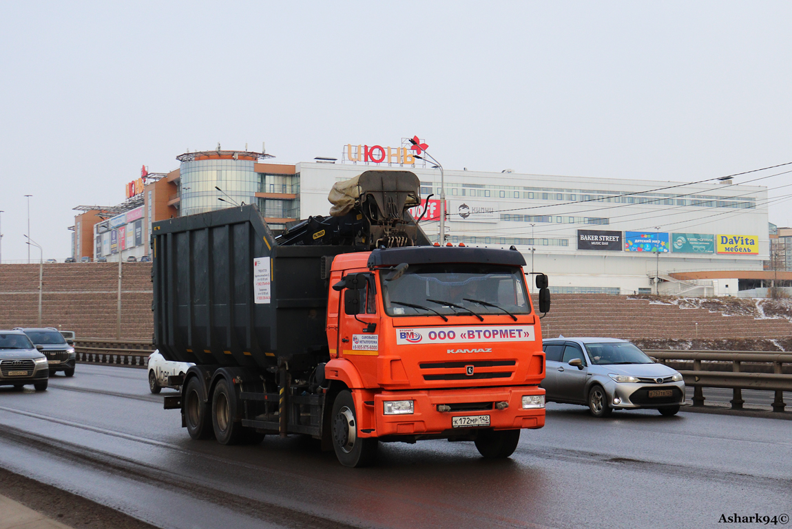 Красноярский край, № К 172 МР 142 — КамАЗ-65115-A5(48)