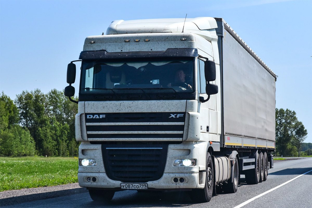 Москва, № У 087 СО 799 — DAF XF105 FT