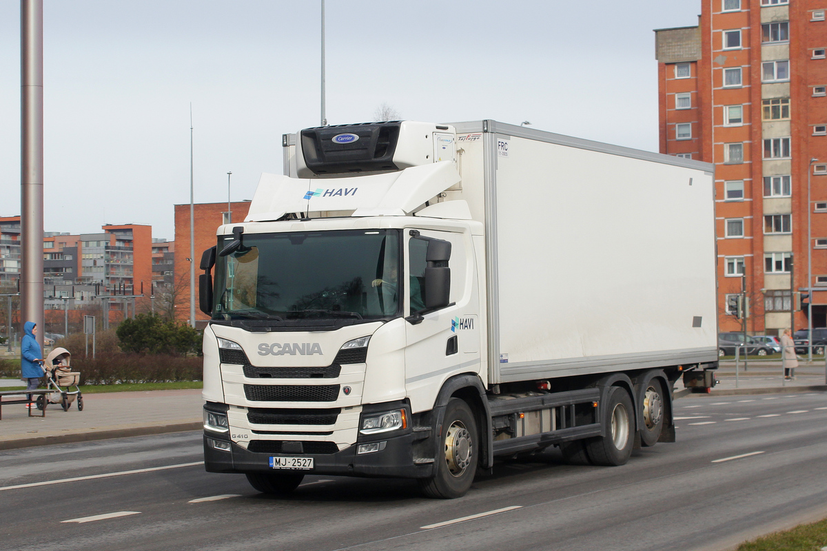 Латвия, № MJ-2527 — Scania ('2016) G410
