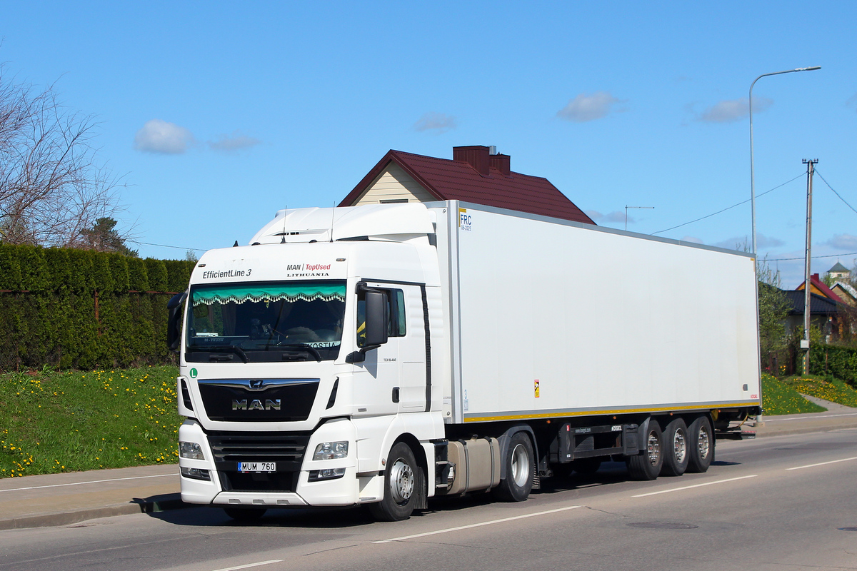 Литва, № MUM 760 — MAN TGX ('2016) 18.460