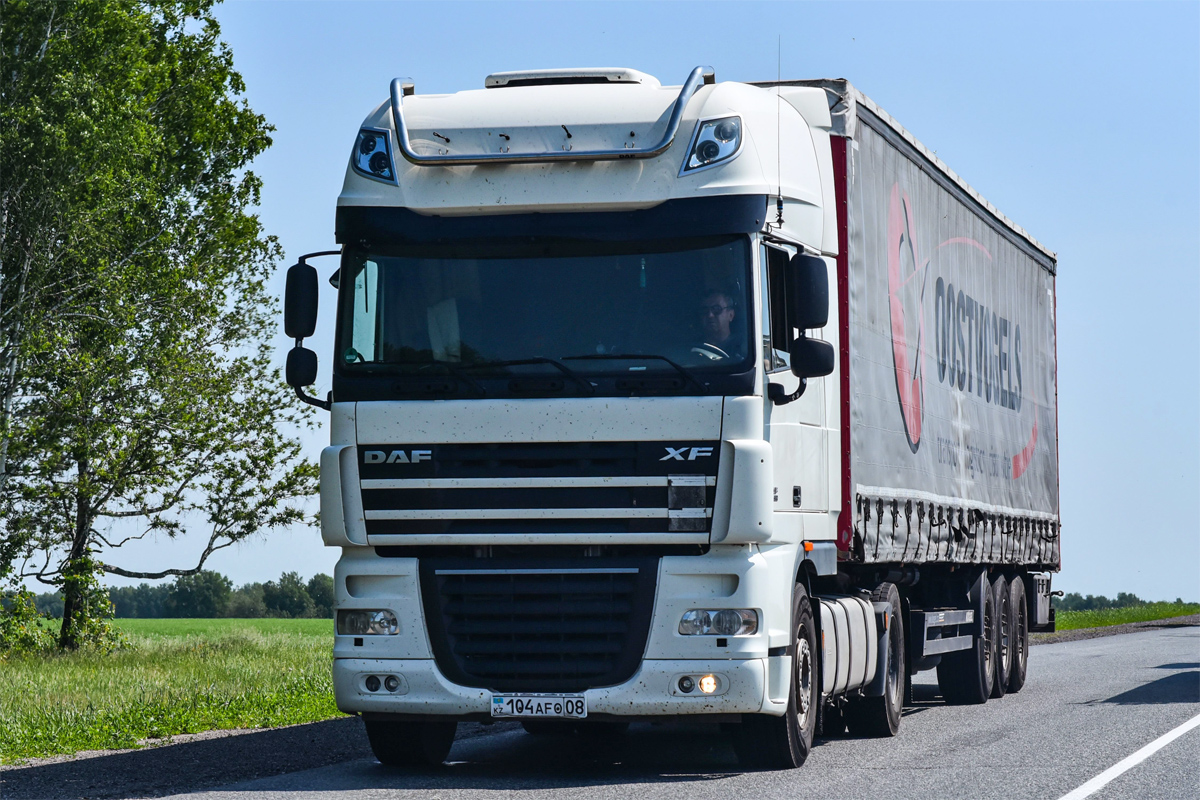 Жамбылская область, № 104 AFO 08 — DAF XF105 FT