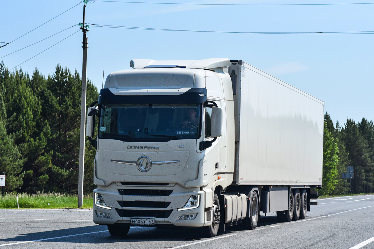 Смоленская область, № М 405 ТТ 67 — Dongfeng GX DFH4180