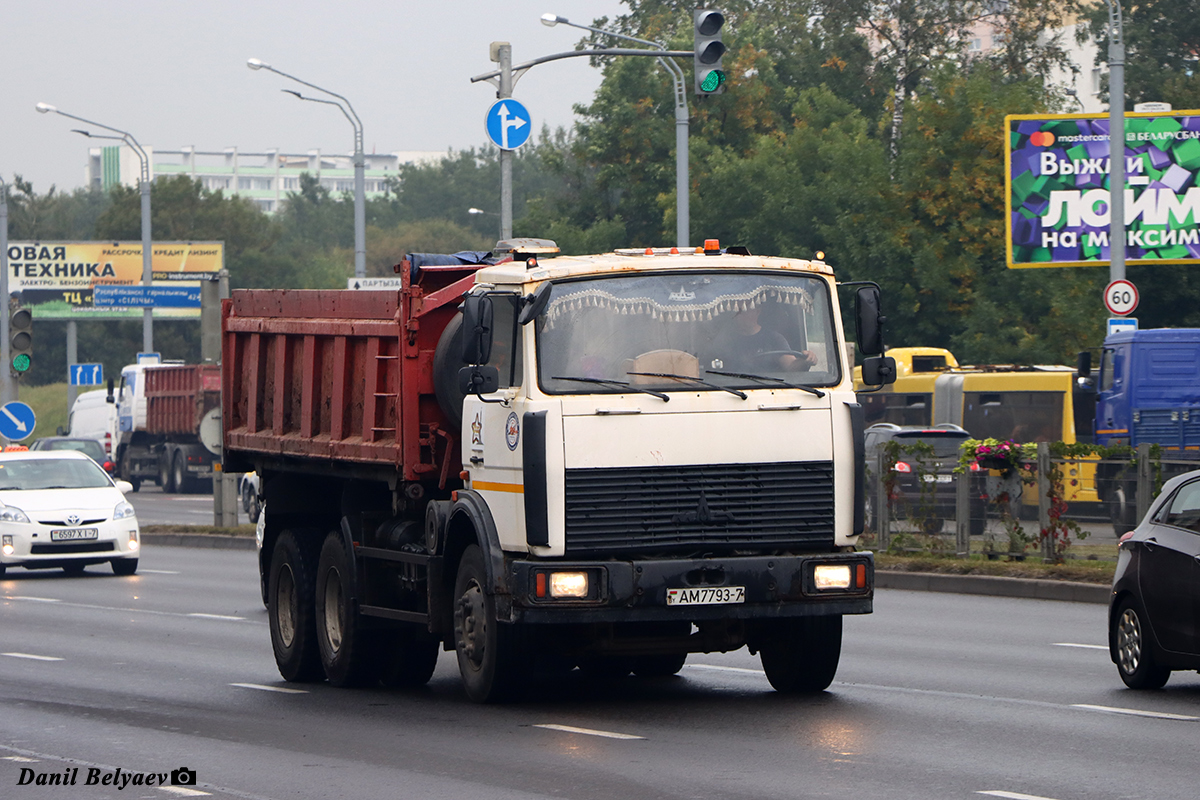 Минск, № АМ 7793-7 — МАЗ-5516 (общая модель)