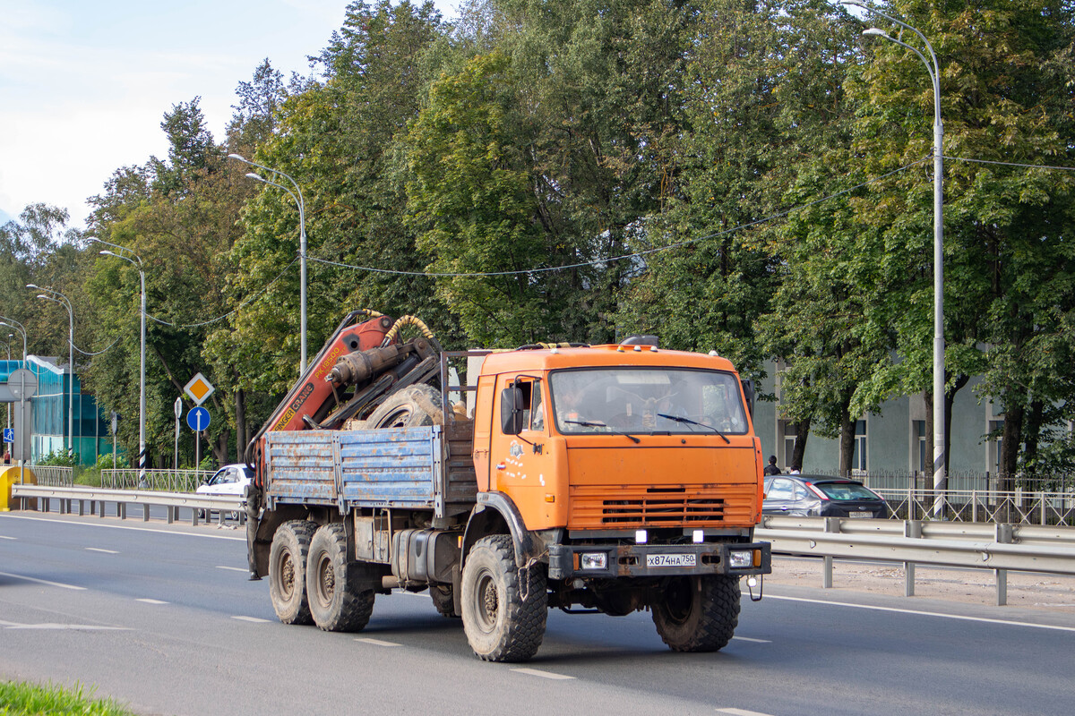 Московская область, № Х 874 НА 750 — КамАЗ-43118-10 [43118K]