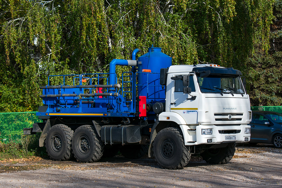 Челябинская область, № О 660 ВХ 774 — КамАЗ-43118 (общая модель)