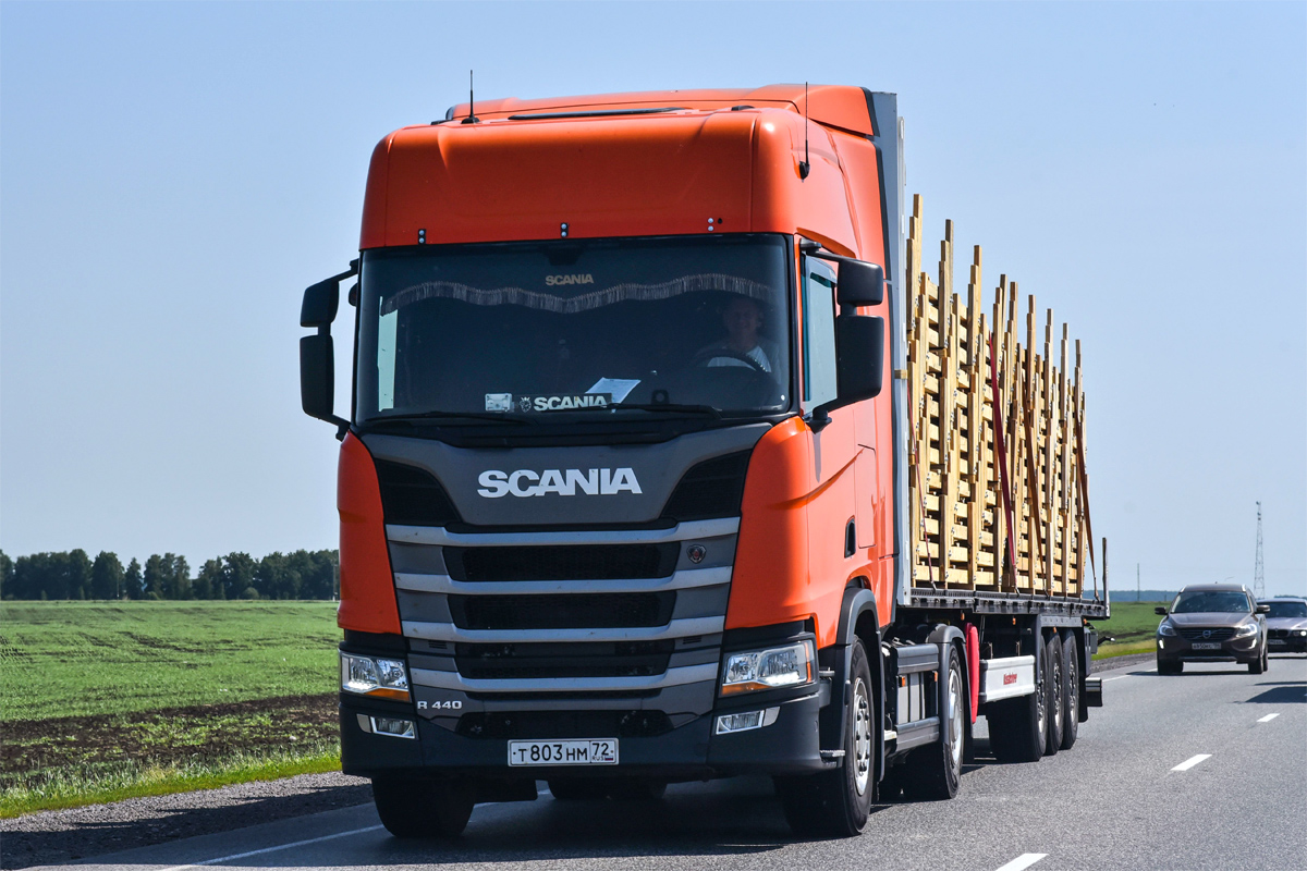 Тюменская область, № Т 803 НМ 72 — Scania ('2016) R440