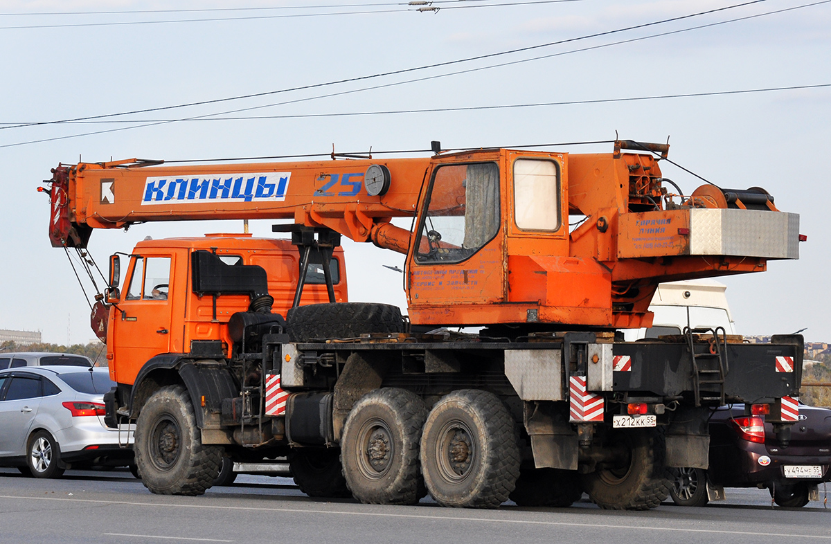 Омская область, № Х 212 КК 55 — КамАЗ-43118-15 [43118R]