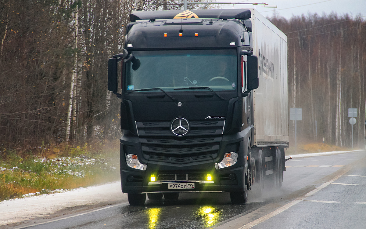Свердловская область, № Р 974 ОУ 799 — Mercedes-Benz Actros '18 1845 [Z9M]