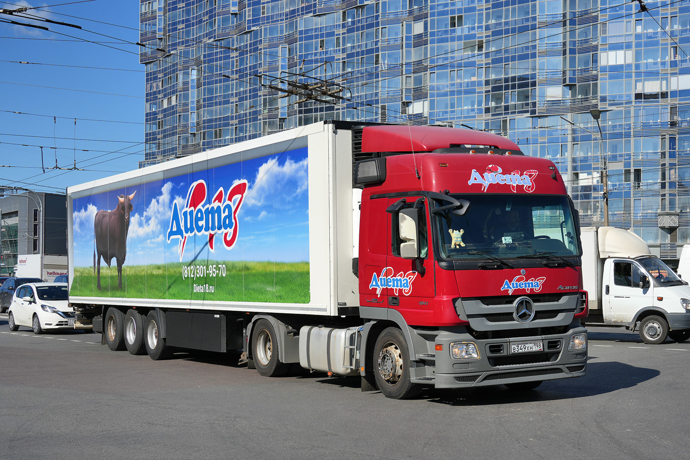 Санкт-Петербург, № В 349 ХН 198 — Mercedes-Benz Actros '09 1841 [Z9M]
