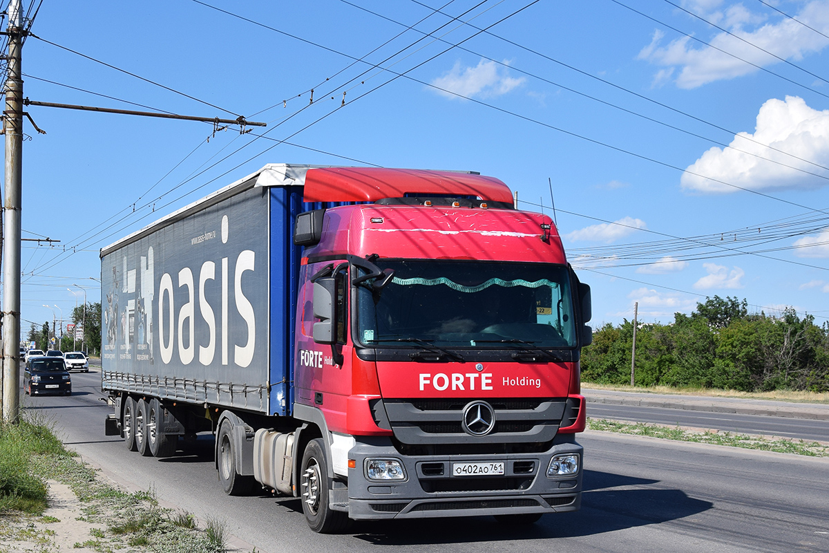 Волгоградская область, № О 402 АО 761 — Mercedes-Benz Actros '09 1841 [Z9M]