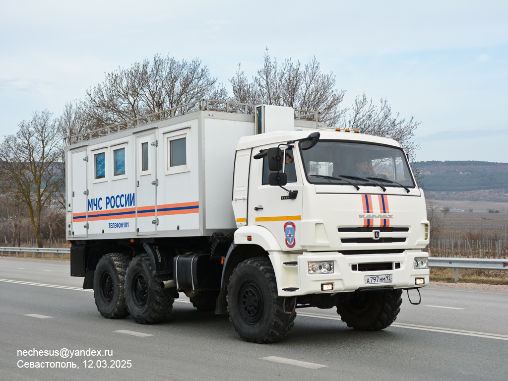Севастополь, № А 797 НМ 92 — КамАЗ-5350-42