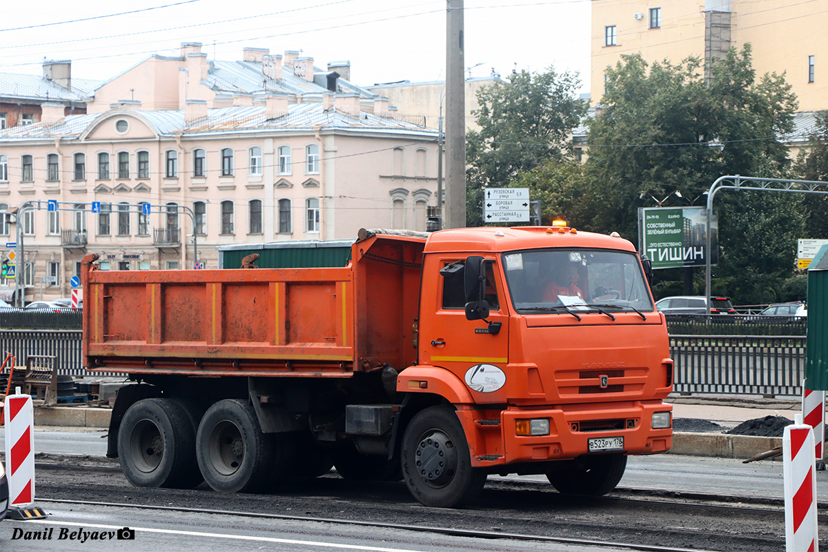 Санкт-Петербург, № В 523 РУ 178 — КамАЗ-65115-N3(78)