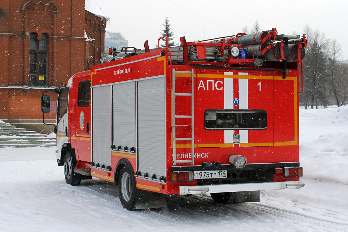 Челябинская область, № Т 975 ТР 174 — Isuzu NPR75 [Z7X]