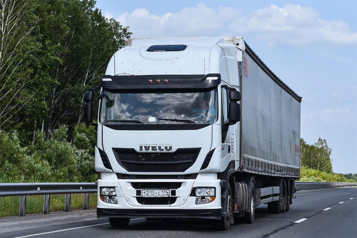 Челябинская область, № Т 215 УЕ 174 — IVECO Stralis ('2012)
