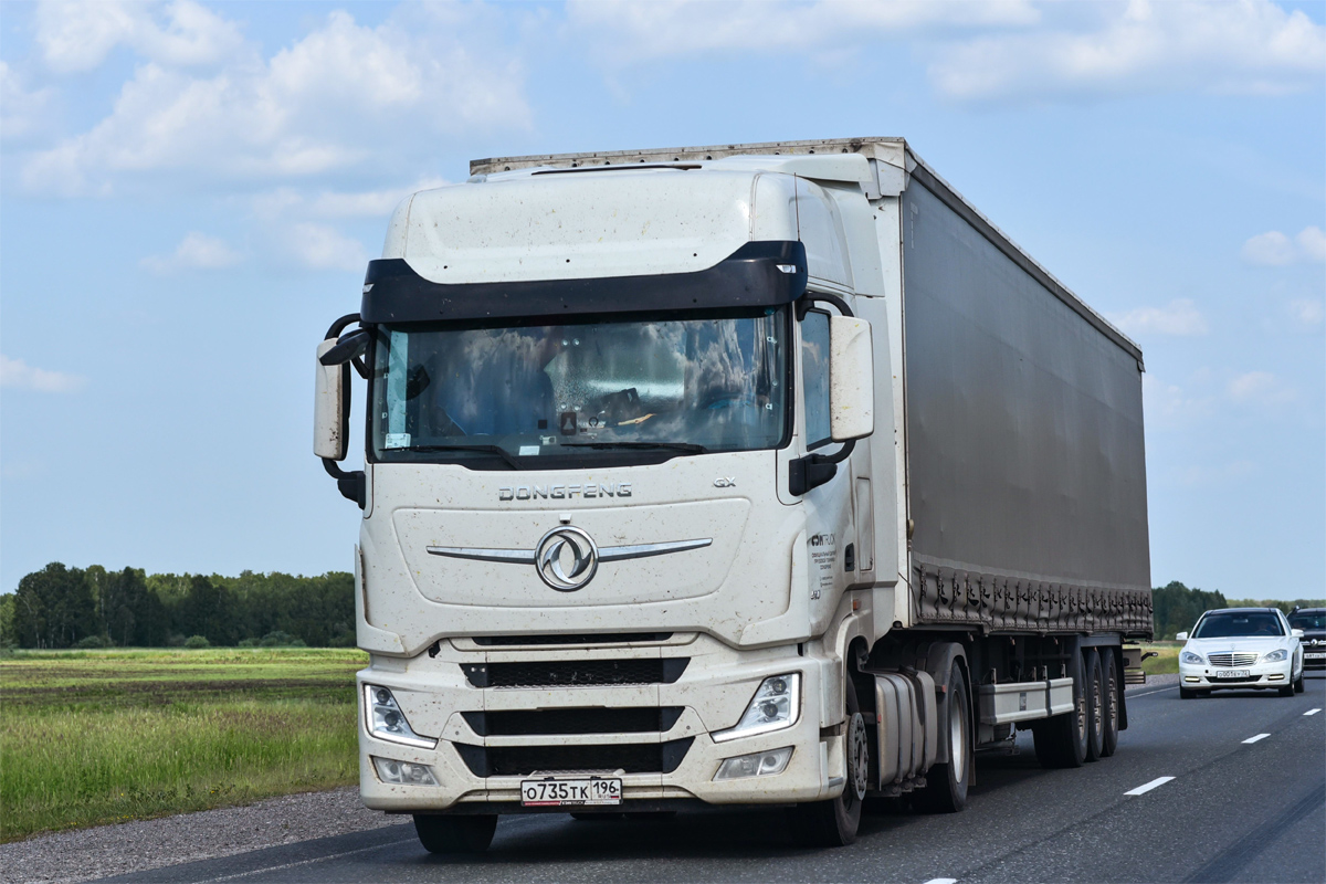 Свердловская область, № О 735 ТК 196 — Dongfeng GX DFH4180