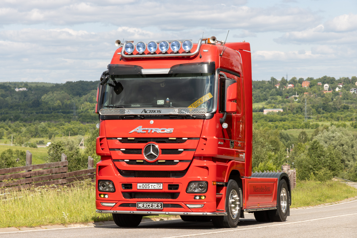 Тюменская область, № Н 005 ТС 72 — Mercedes-Benz Actros ('2009) 1844; Московская область — Фестиваль TruckDay 2025