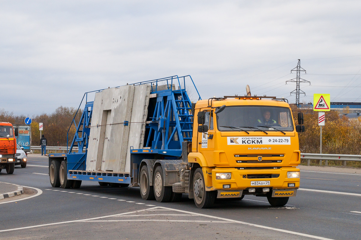 Архангельская область, № М 834 ВУ 29 — КамАЗ-65116-A4(23)