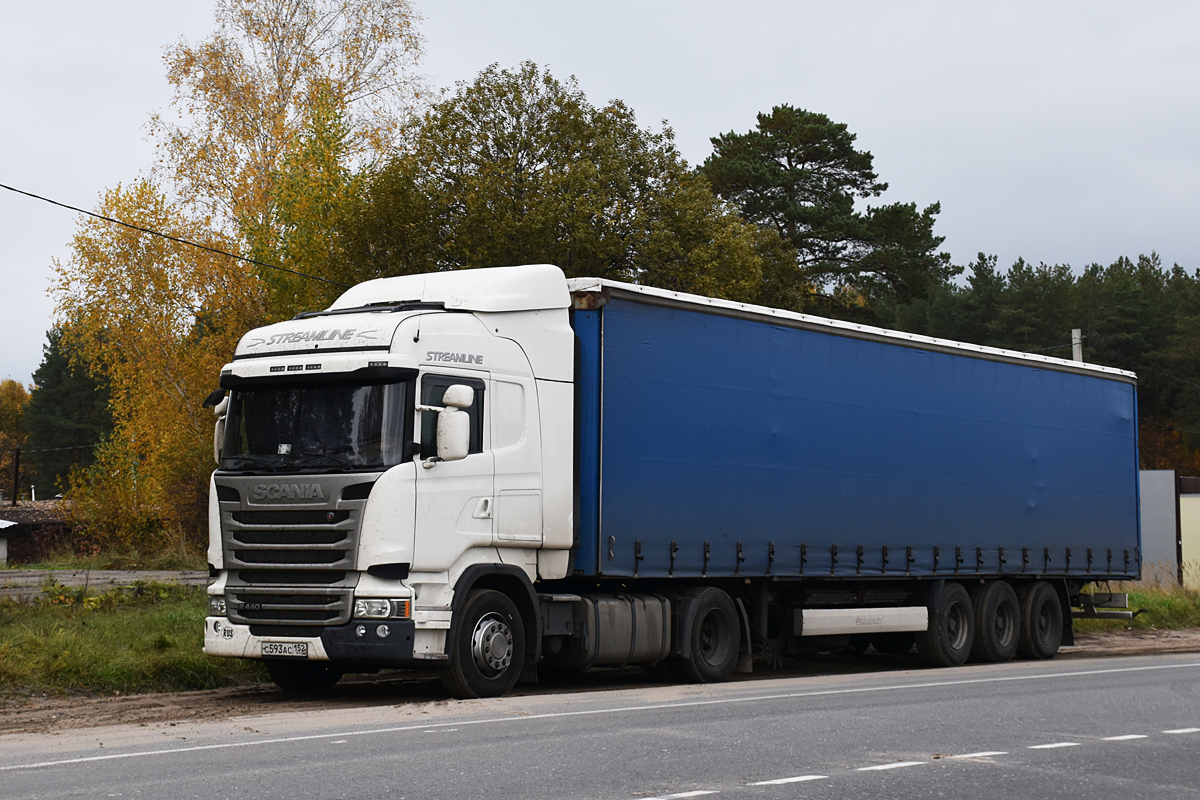 Нижегородская область, № С 593 АС 152 — Scania ('2004) R440