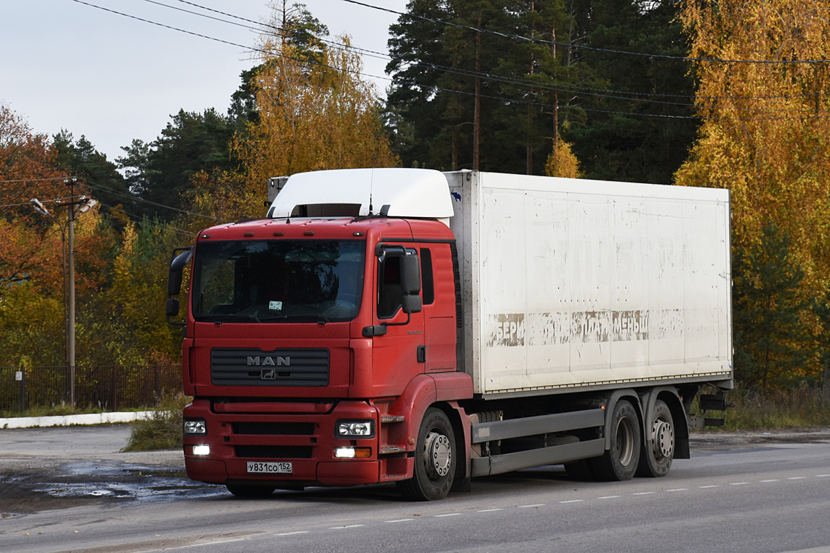 Нижегородская область, № У 831 СО 152 — MAN TGA 26.350