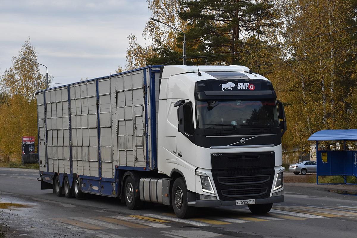 Московская область, № Х 751 СК 750 — Volvo ('2012) FH.460