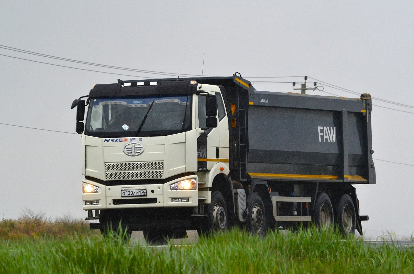 Волгоградская область, № О 130 АР 134 — FAW J6 (общая модель)