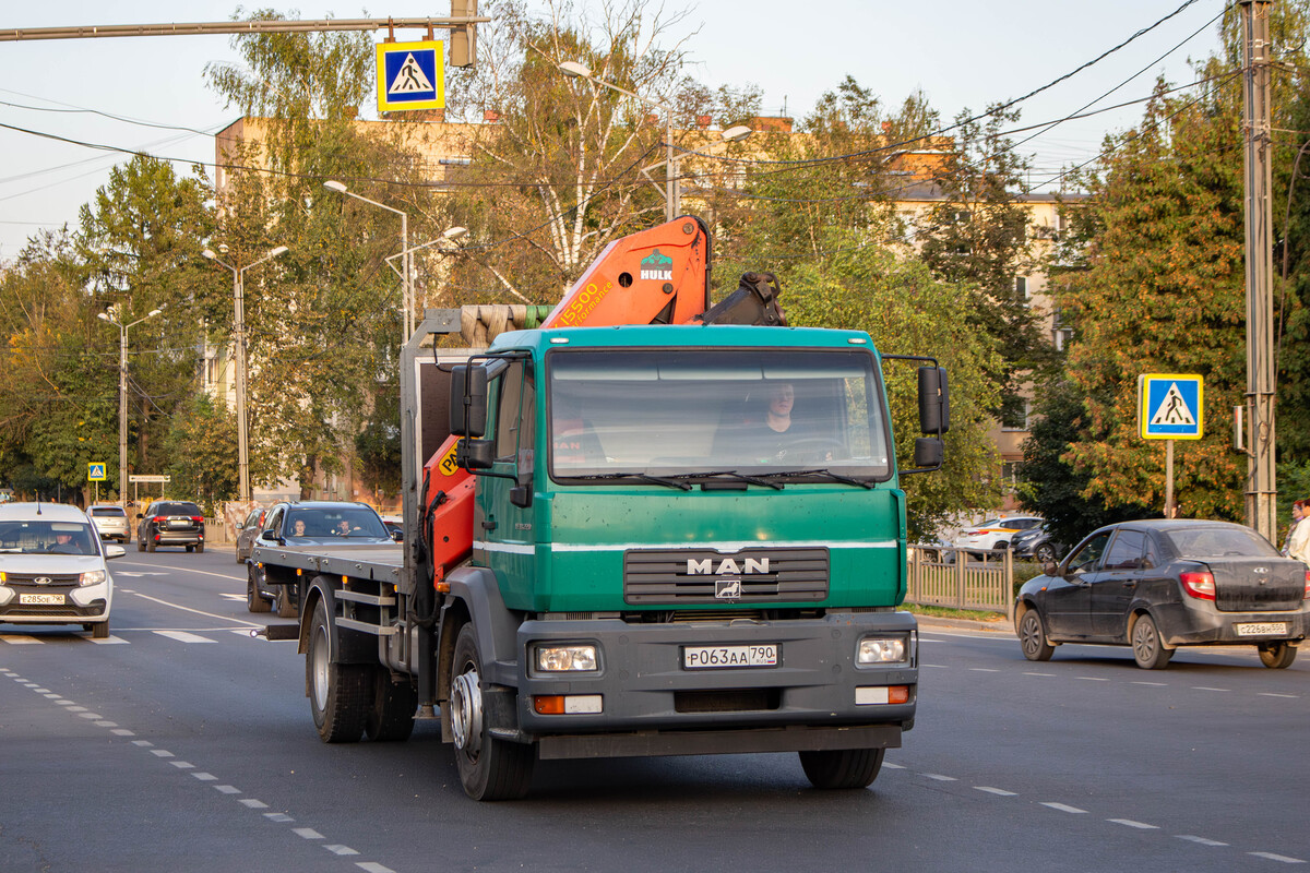 Московская область, № Р 063 АА 790 — MAN LE (общая модель)