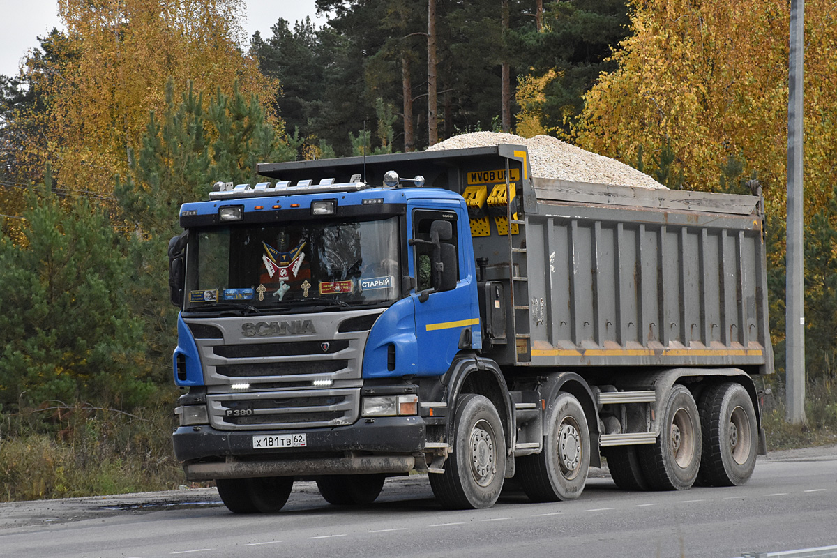 Рязанская область, № Х 181 ТВ 62 — Scania ('2011) P380