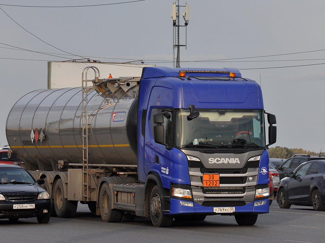Омская область, № У 769 КС 55 — Scania ('2016) G440
