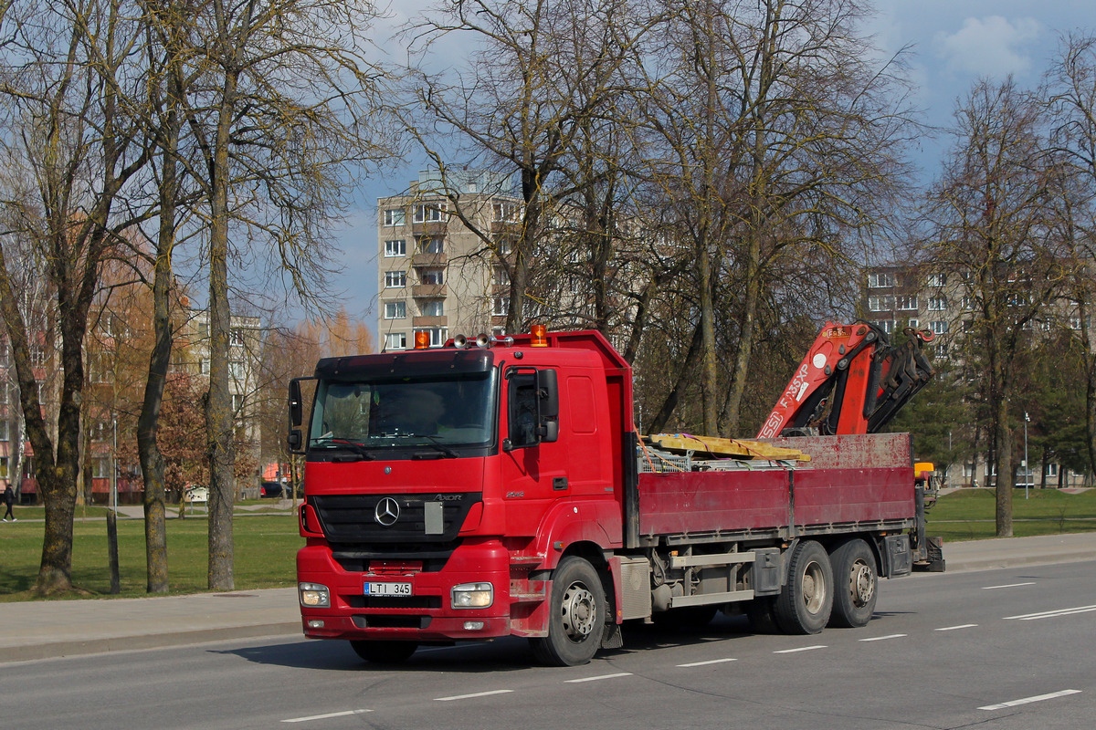 Литва, № LTI 345 — Mercedes-Benz Axor 2543