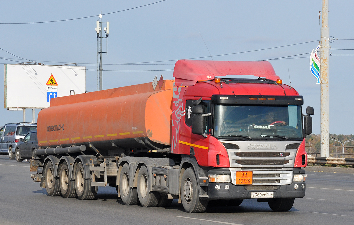 Новосибирская область, № Е 360 РМ 154 — Scania ('2011) P400