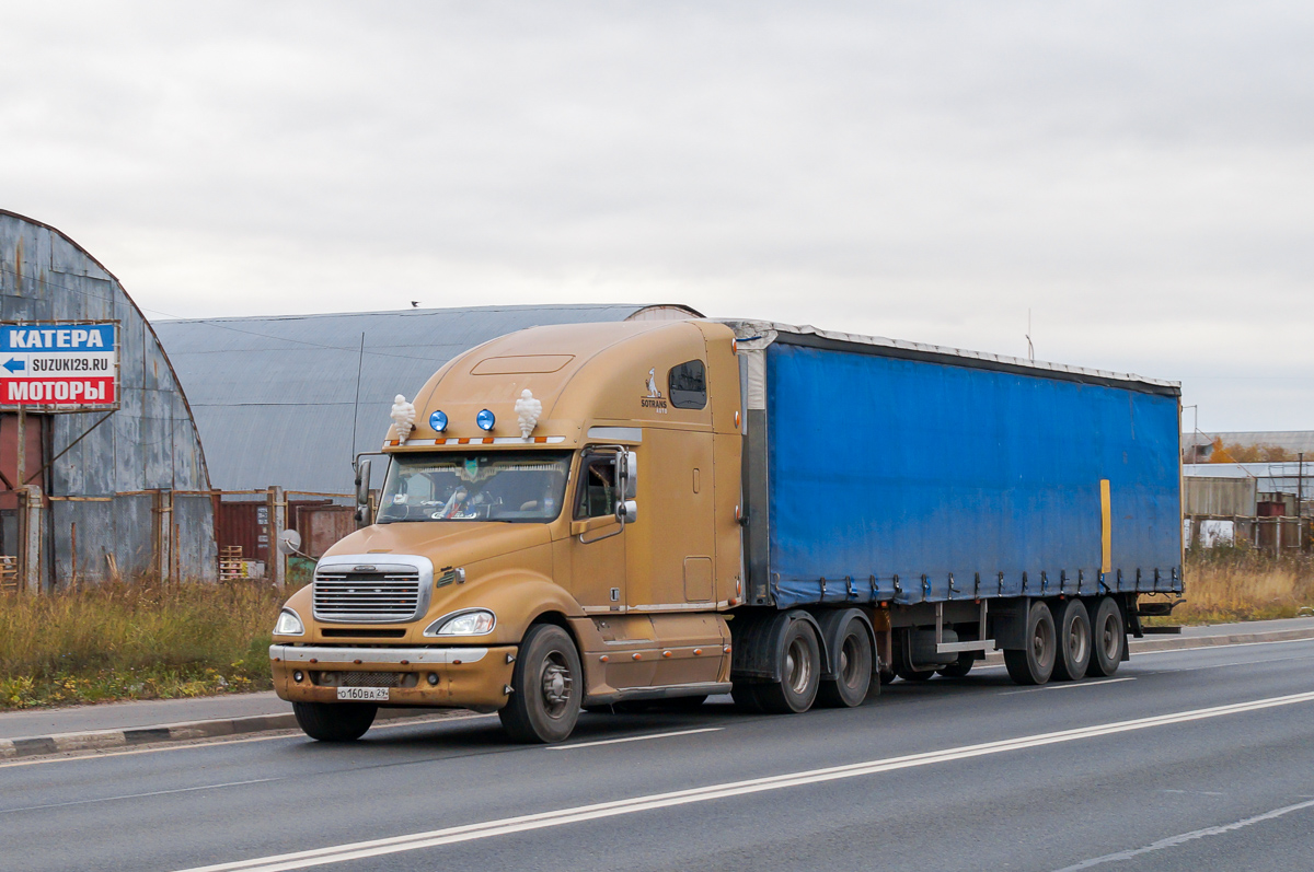 Архангельская область, № О 160 ВА 29 — Freightliner Columbia