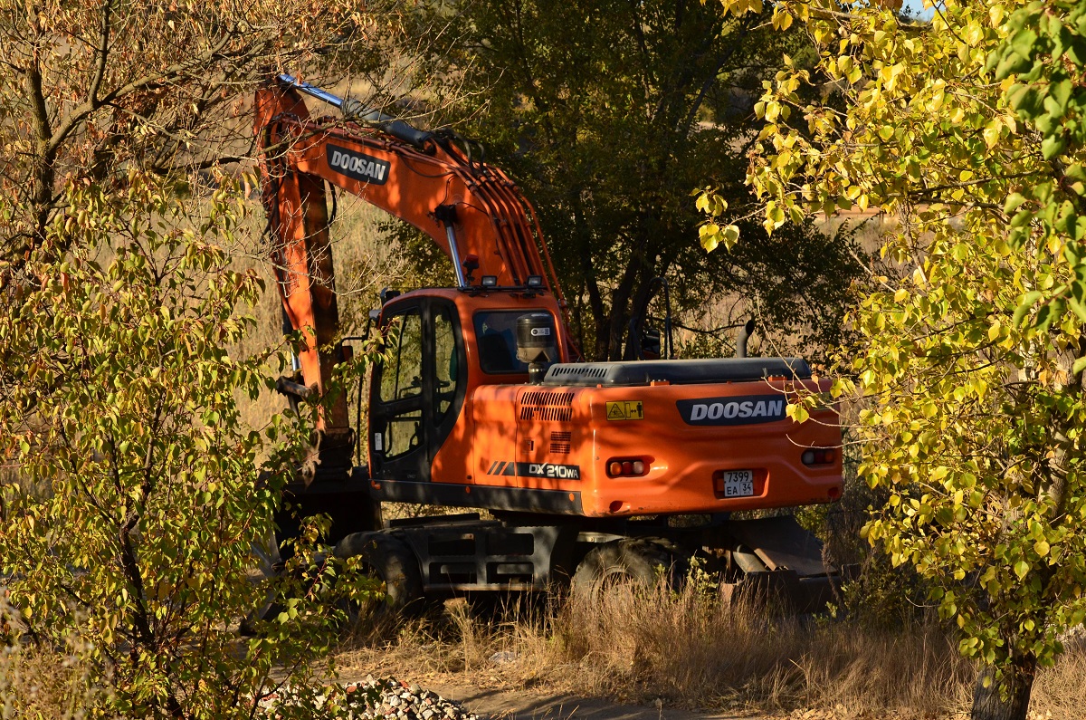 Волгоградская область, № 7399 ЕА 34 — Doosan DX210W