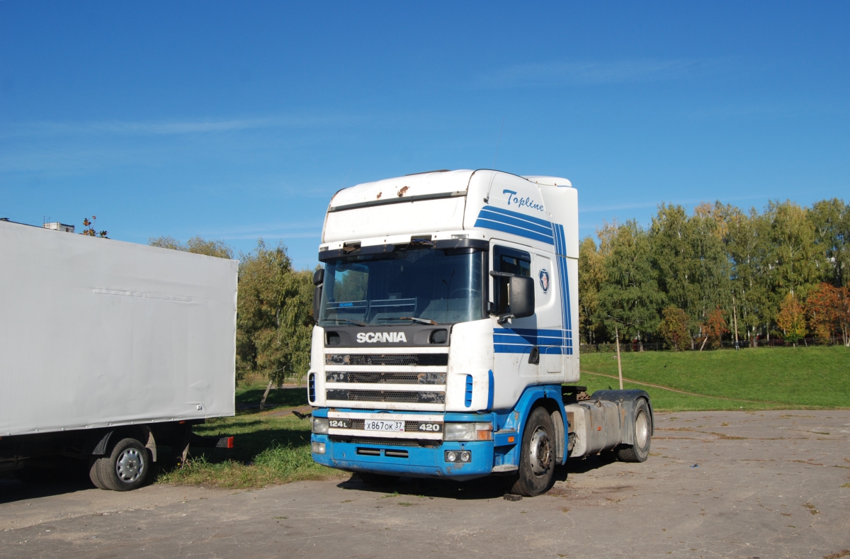 Ивановская область, № Х 867 ОК 37 — Scania ('1996) R124L