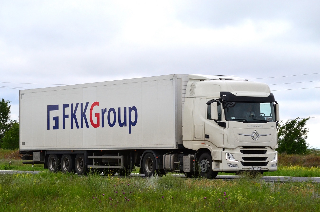 Москва, № В 487 ТТ 797 — Dongfeng GX DFH4180