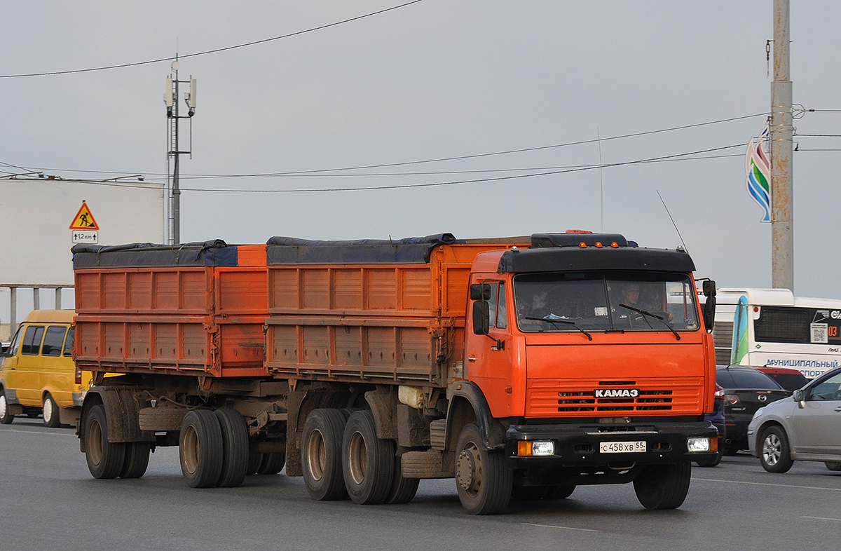 Омская область, № С 458 ХВ 55 — КамАЗ-53205-15 [53205R]