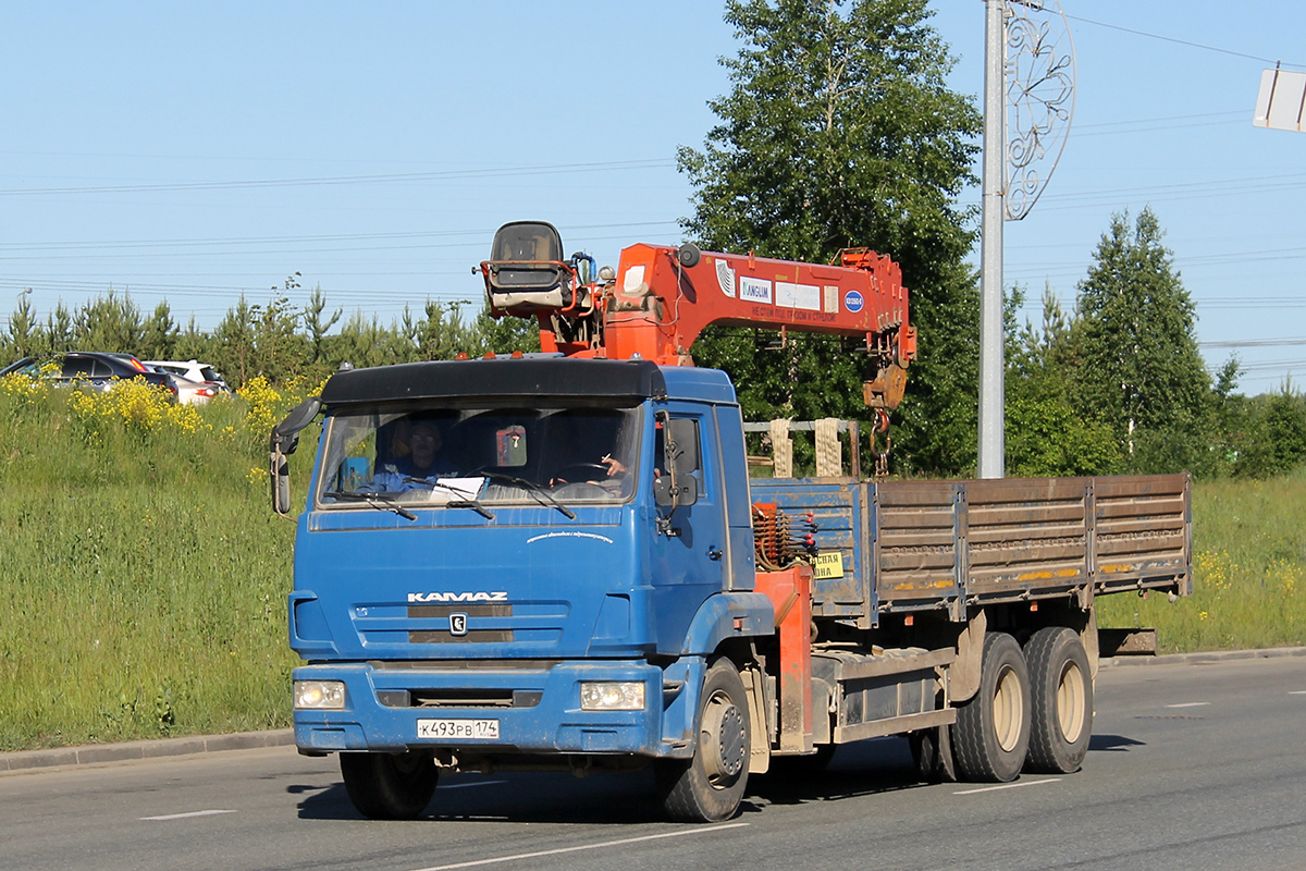 Челябинская область, № К 493 РВ 174 — КамАЗ-65116-N3(78)