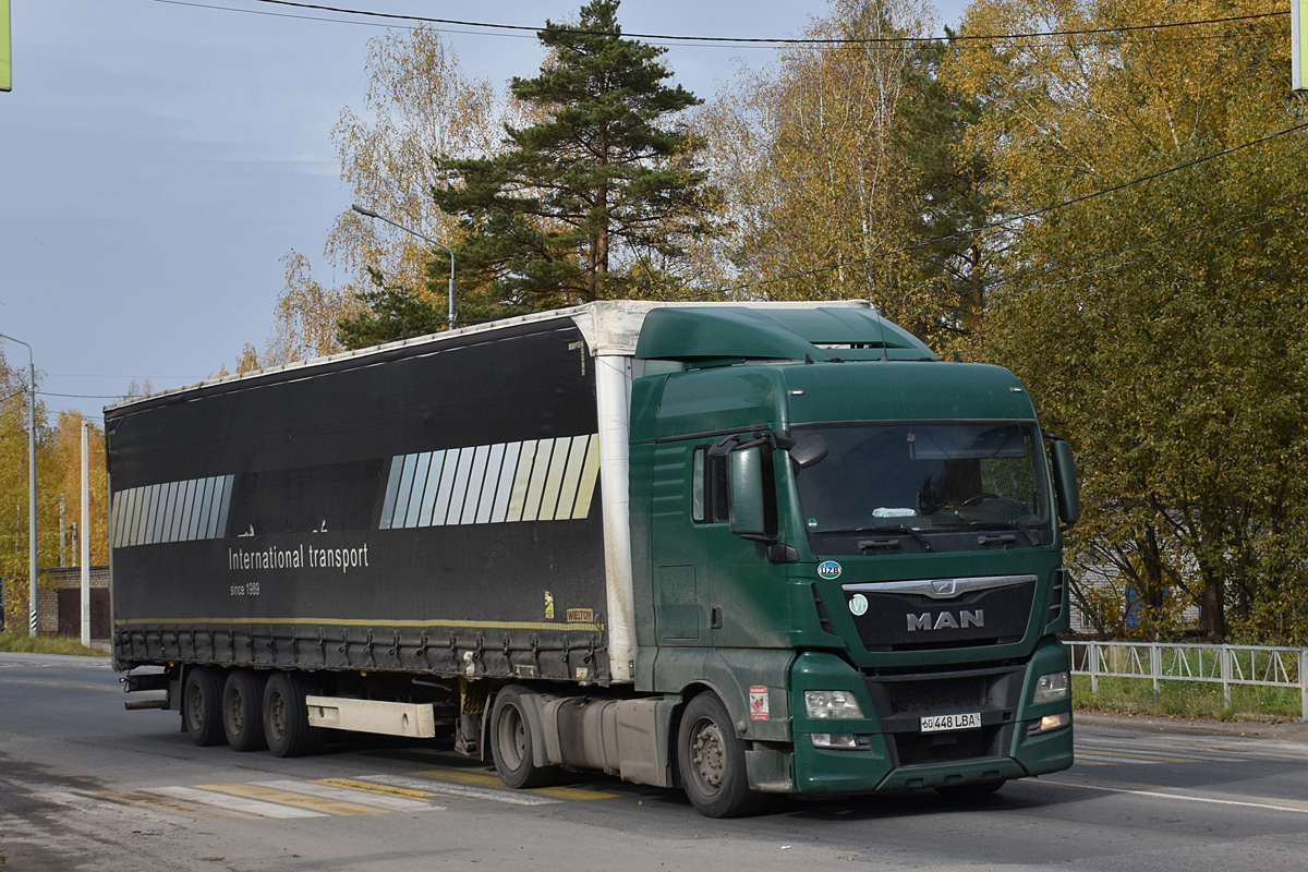 Узбекистан, № 60 448 LBA — MAN TGX ('2012) (Общая модель)