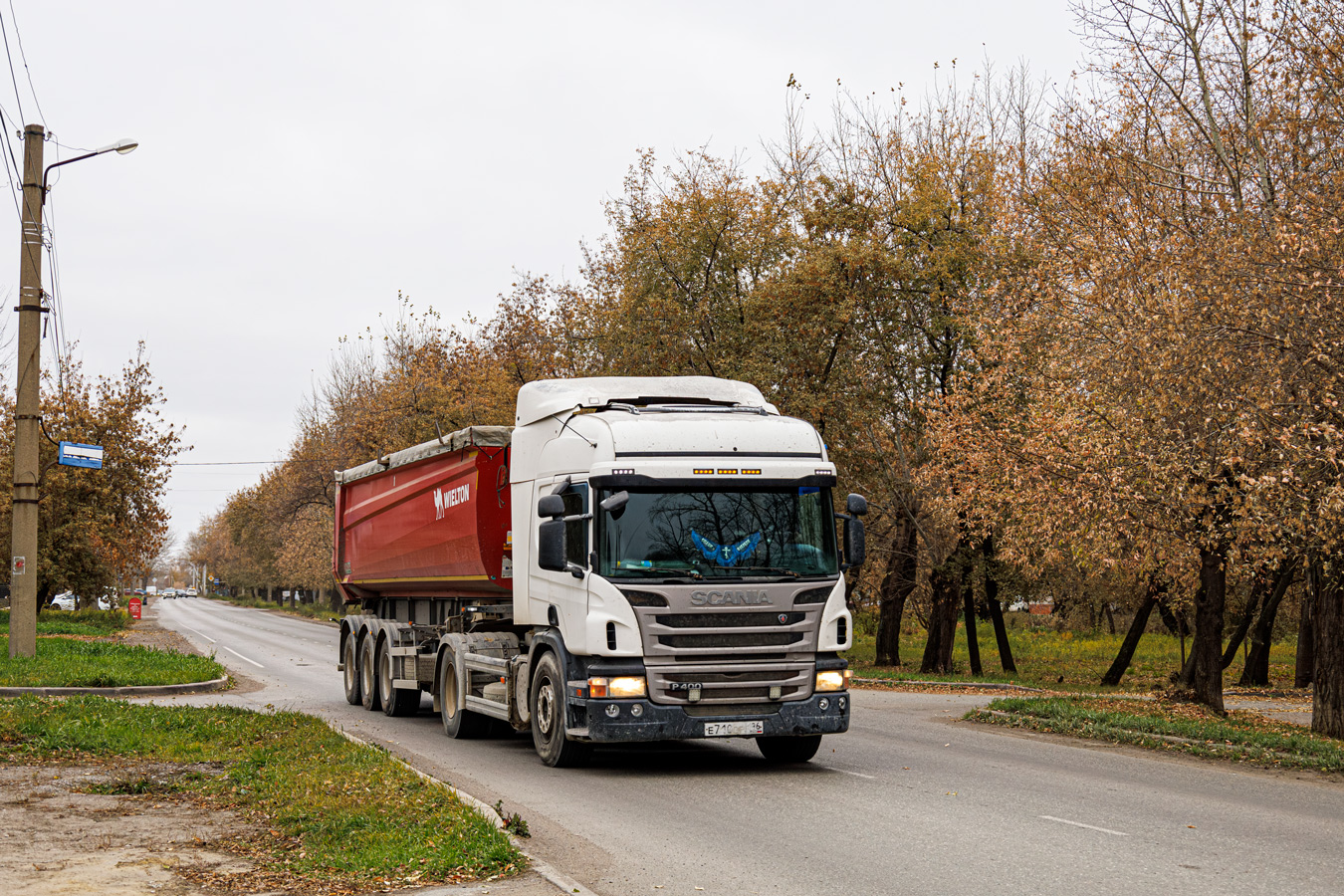 Свердловская область, № Е 710 ОР 196 — Scania ('2011) P400
