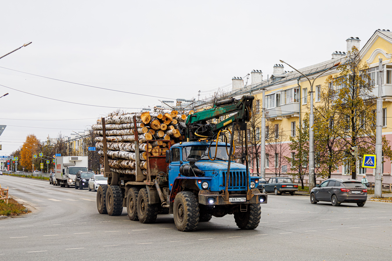 Свердловская область, № С 887 ТН 196 — Урал-44202-41